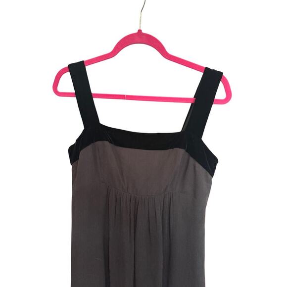 Cynthia Steffe NWT Black Velvet Ruffle Dress 8 Goth Romantic Cocktail Party - Picture 6 of 6